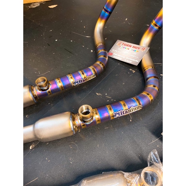 Cổ bô có bầu titan cho Sh ý 4road , đặc biệt mối hàn mũi tên  Sản phẩm đính kèm tem