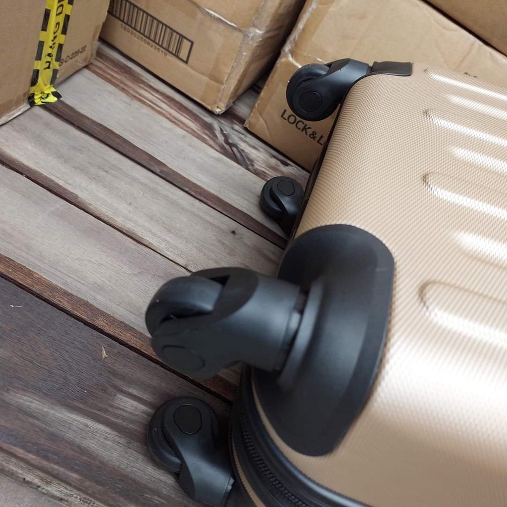 VALI DU LỊCH 20INCH MÀU VÀNG LOCK&LOCK QUÀ TẶNG SỮA ENSURE