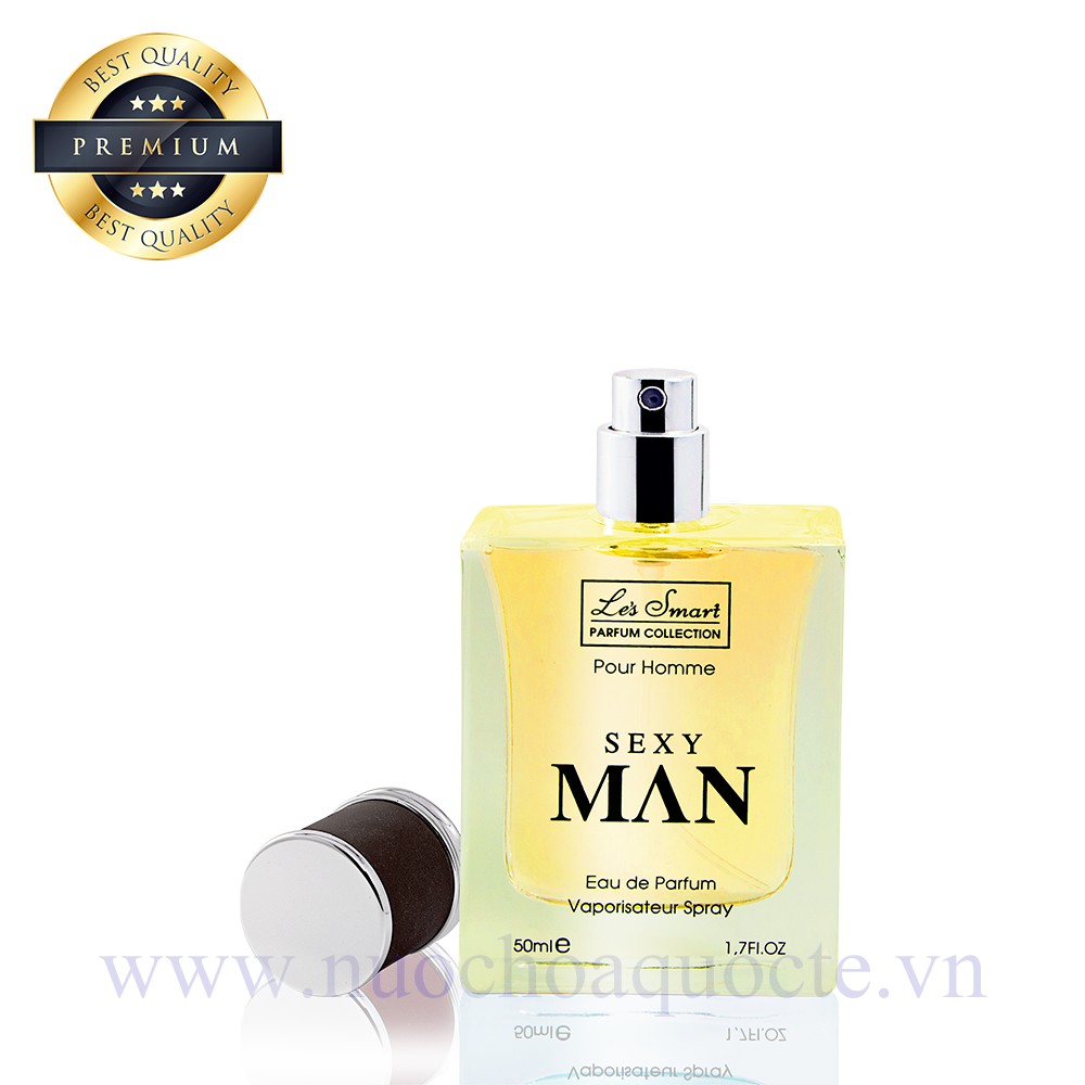 [Có quà tặng] Top 10 Nước Hoa Nam Cao Cấp Le's Smart S.E.X.Y MAN Gold 50ML