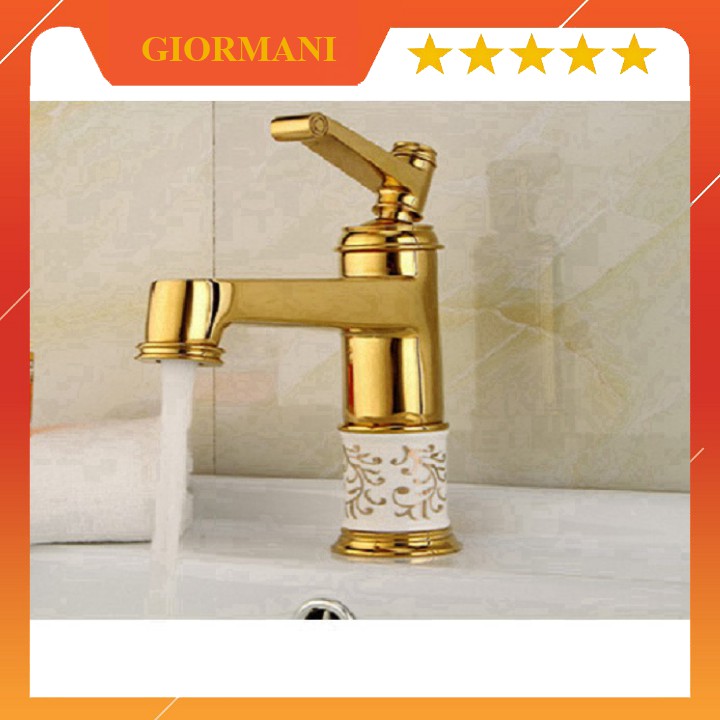 Vòi lavabo, vòi chậu nóng lạnh cao cấp SNL 09 tặng đôi dây cấp inox