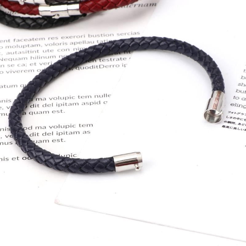 Vòng đeo tay da thật thời trang cá tính dành cho nam và nữ