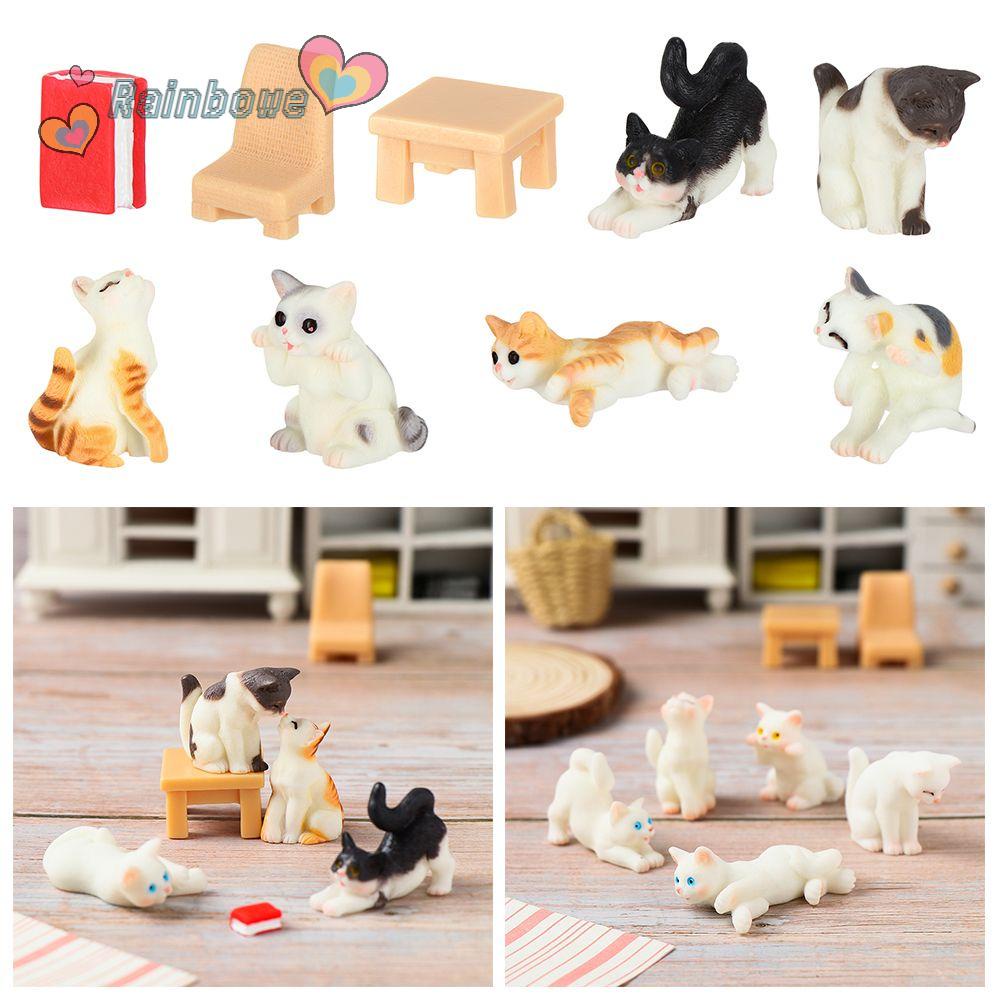 Phụ kiện trang trí hình mèo nhiều mẫu tùy chọn dễ thương bắt mắt sành điệu