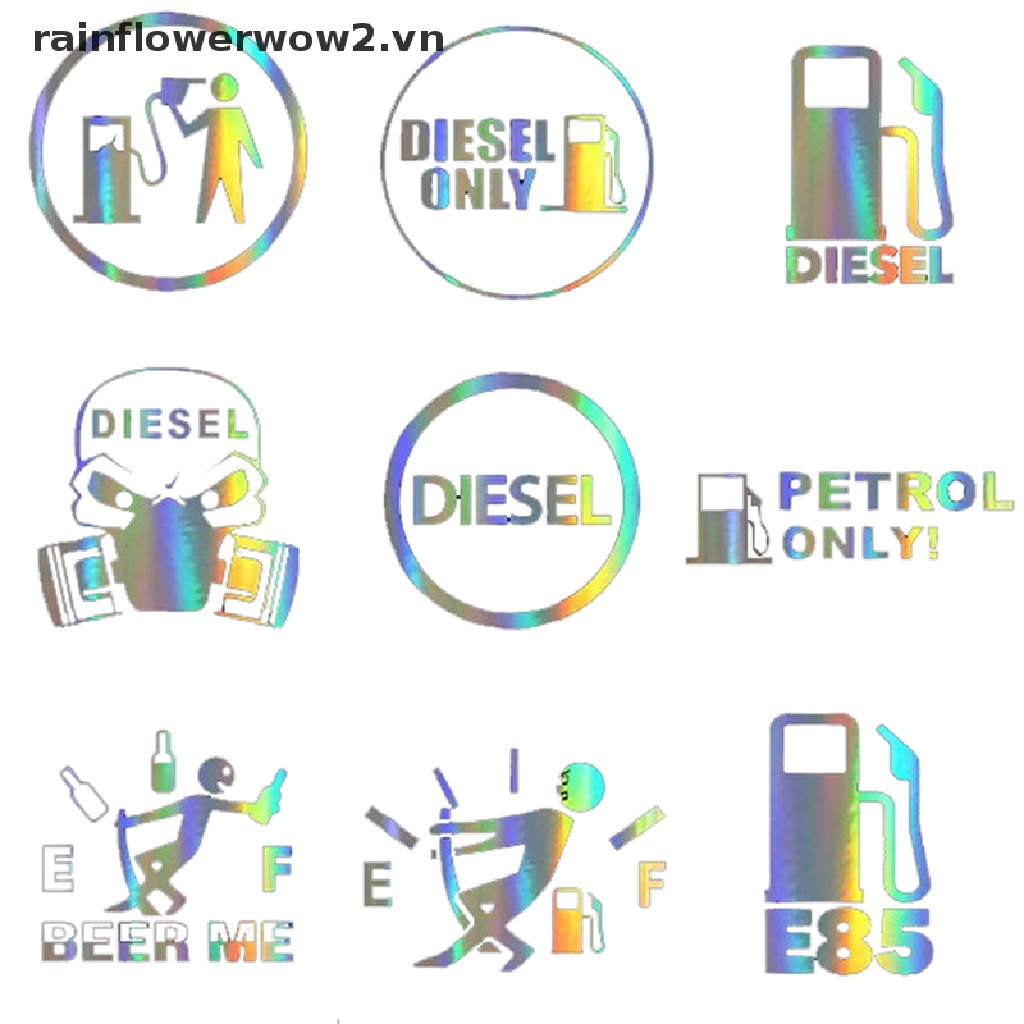 Miếng dán trang trí xe hơi họa tiết 3D sáng tạo