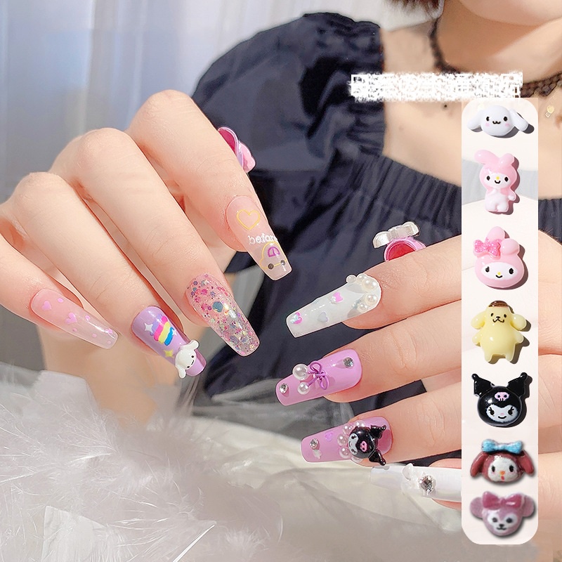 Charm hoạt hình đính móng, charm nail - sz bé