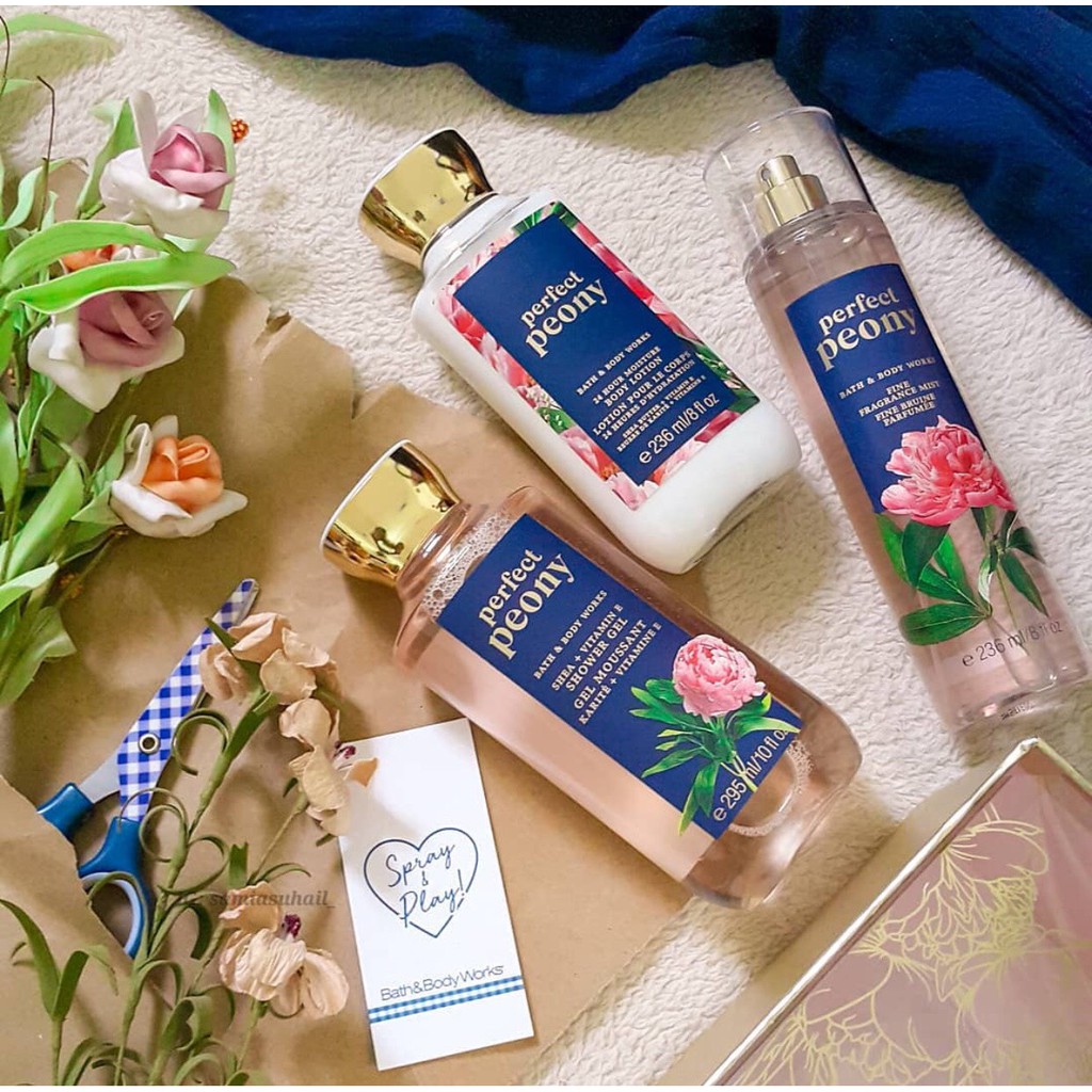 [Bill Mỹ - BBW]: Xịt thơm toàn thân bodymist Perfect Peony
