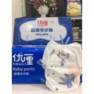 Bỉm YOULI nội địa Trung quần/dán size S56, M48, L42, XL76, XXL38