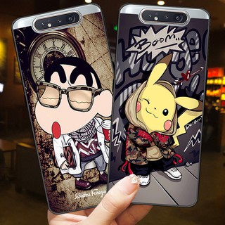 Dành cho Samsung Galaxy A80 Thời trang cá nhân Phim hoạt hình Chống rơi sơn Ốp lưng TPU mềm