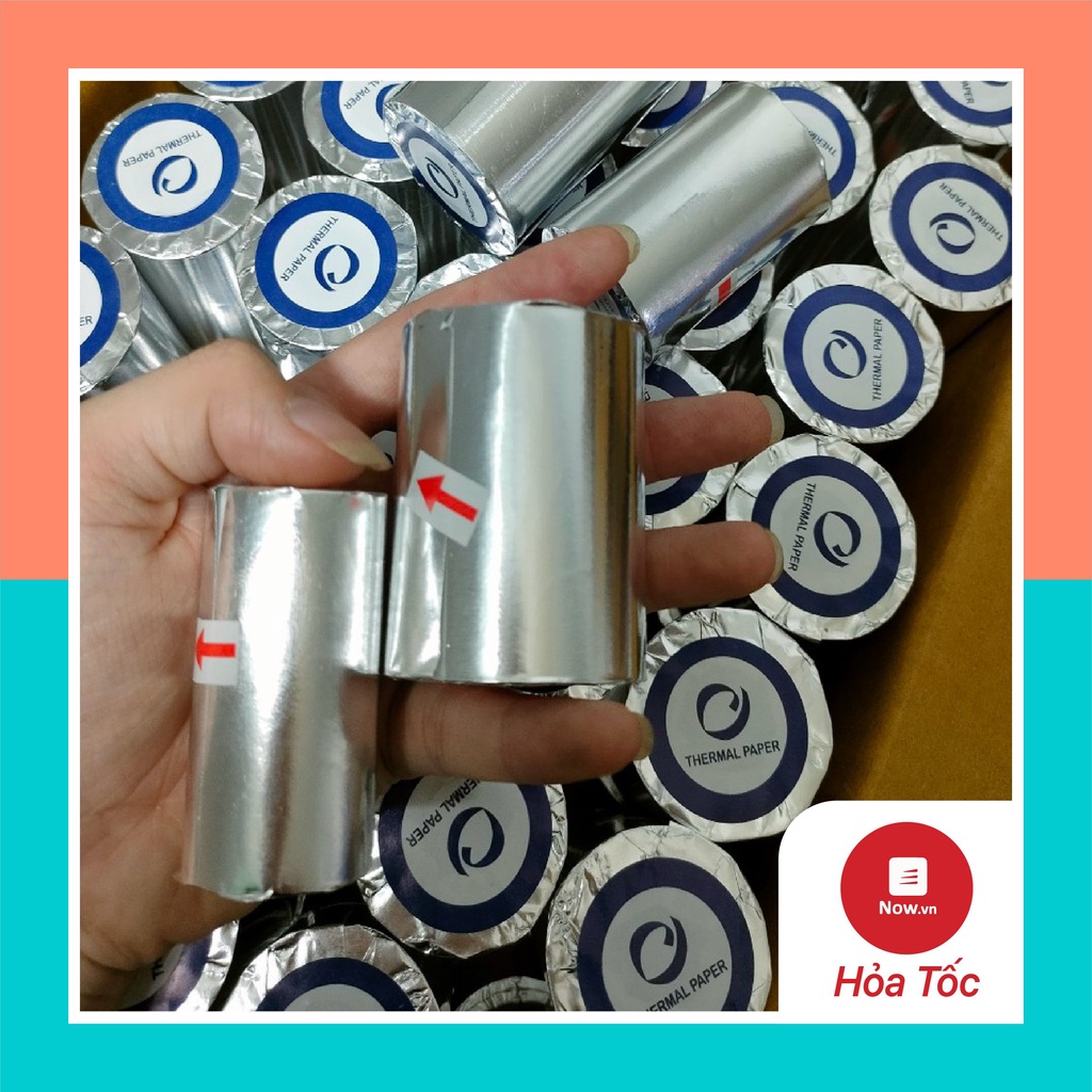 GIẤY IN BILL K80, K57, Giấy In Nhiệt, In Hóa Đơn Cửa Hàng, Siêu Thị, CAFE, Shop Quần Áo, Taxi, Now/Grab/Baemin