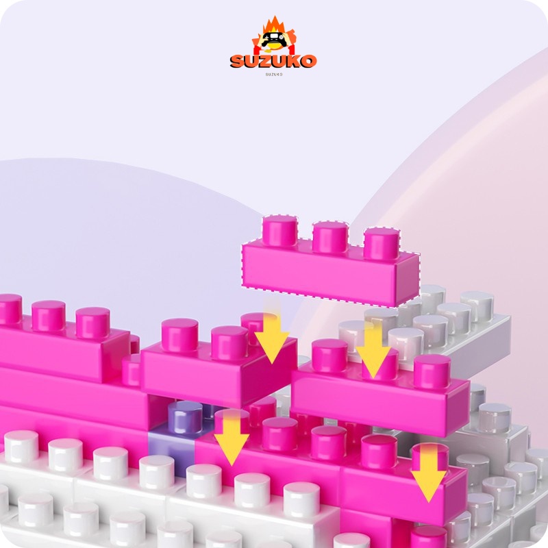 Bộ đồ chơi xếp hình lego nhiều kiểu dáng hoạt hình dễ thương SUZUKO ( Mã LG03 )