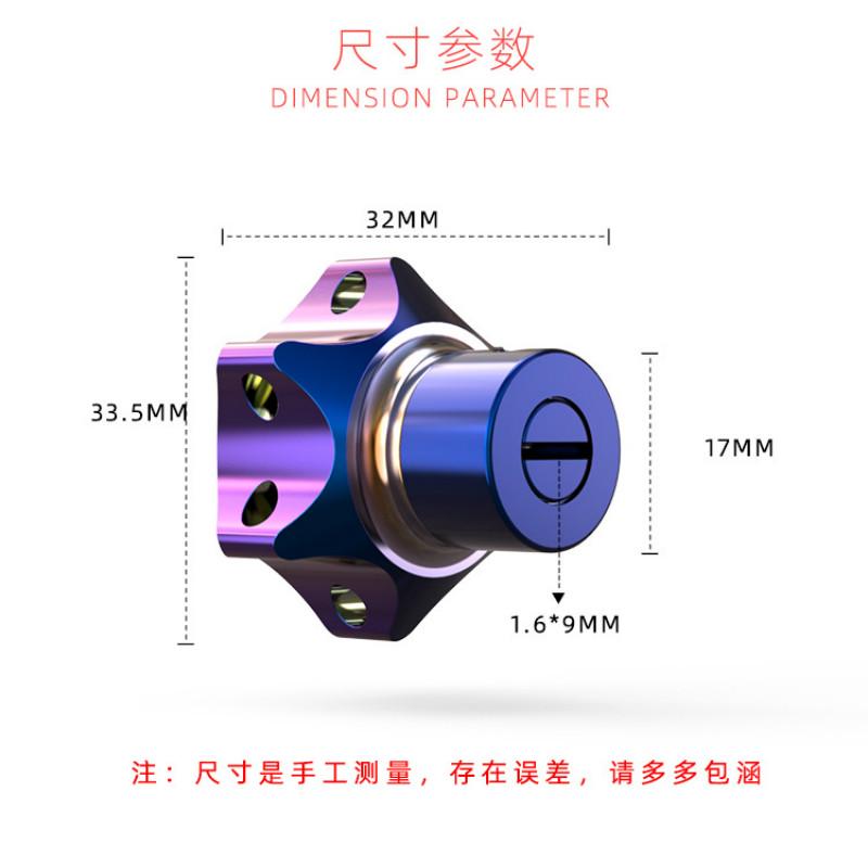 Móc Khóa Bằng Titan Chuyên Dụng Cho Xe Mô Tô KTM 125 Rowing 400