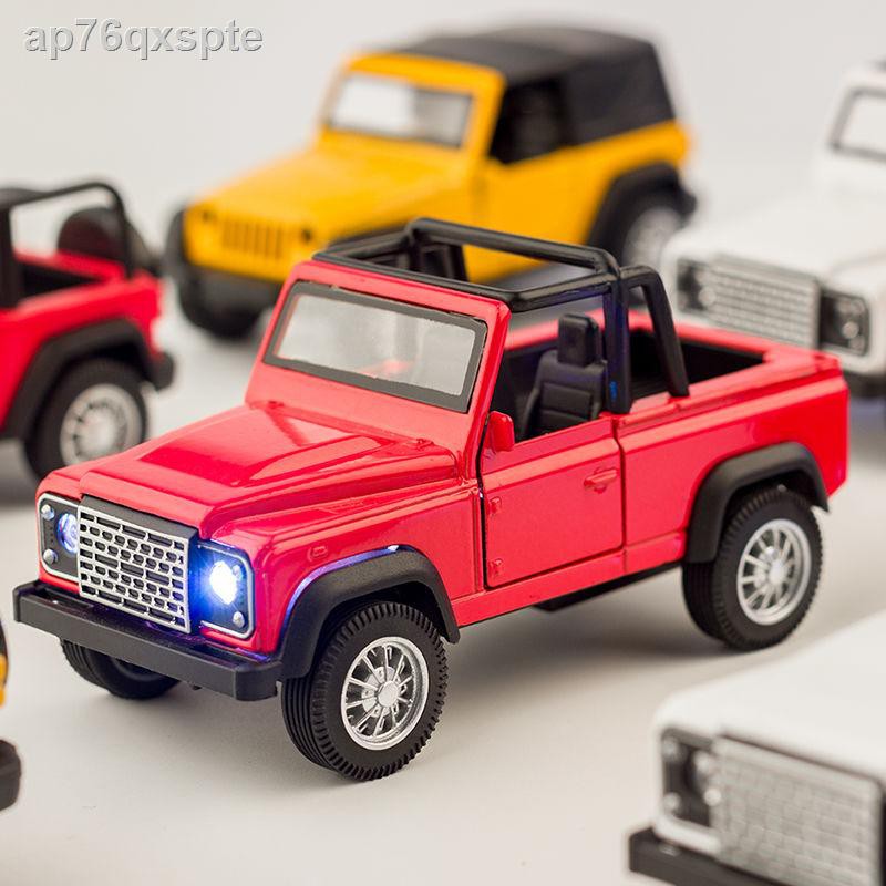 Mẫu ô tô kim loại đồ chơi trẻ em cậu bé cảnh sát xe địa hình trang trí bánh lửa mô phỏng 110