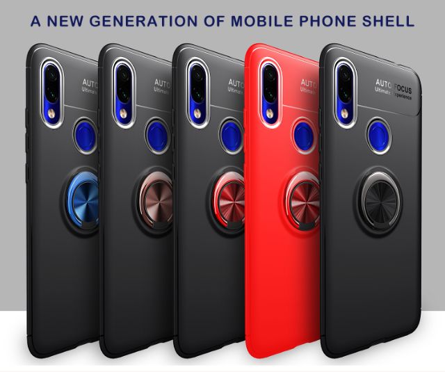 Ốp lưng Xiaomi Redmi 7 FREESHIP Từ 50k chống sốc giá đỡ kiêm nhẫn hút ô tô hiệu Auto Focus siêu bền