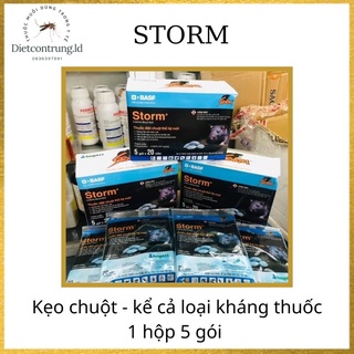 Combo 5 gói kẹo chuột STORM - dùng cho chuột đã nhờn bả ''
