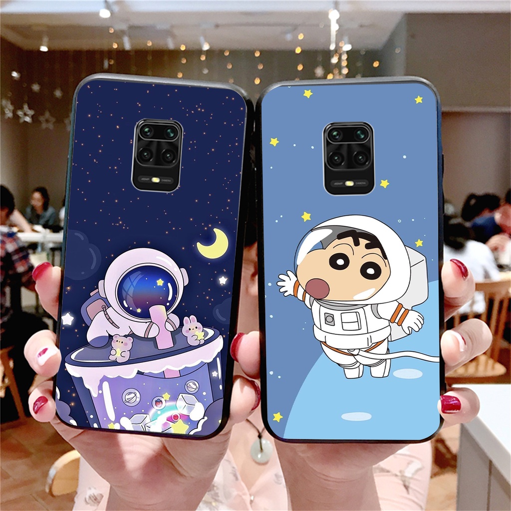 Ốp lưng Xiaomi Redmi Note 9 - Redmi Note 9s - Redmi Note 9 Pro rẻ đẹp mẫu phi hành gia vũ trụ cute đáng yêu