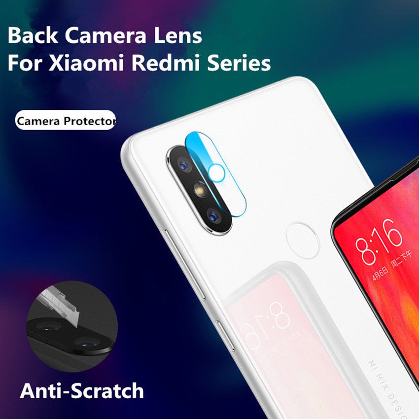 Miếng dán cường lực bảo vệ ống kính camera sau của điện thoại Xiaomi Mi 9 6 Note 3 Play Redmi Note 7 5 6 Pro S2