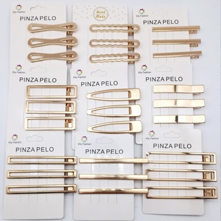 Kẹp tóc mái mỏ vịt kim loại nhiều kích thước - Kẹp phong cách Hàn quốc