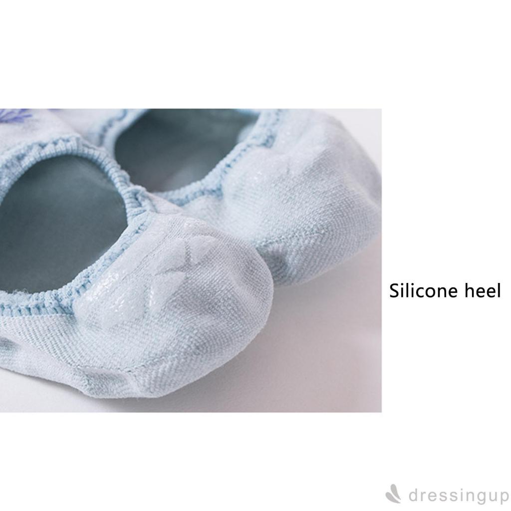 Vớ Phẳng Tàng Hình Mềm Mại Chống Trượt In Hình Mèo Hoạt Hình Cho Nữ