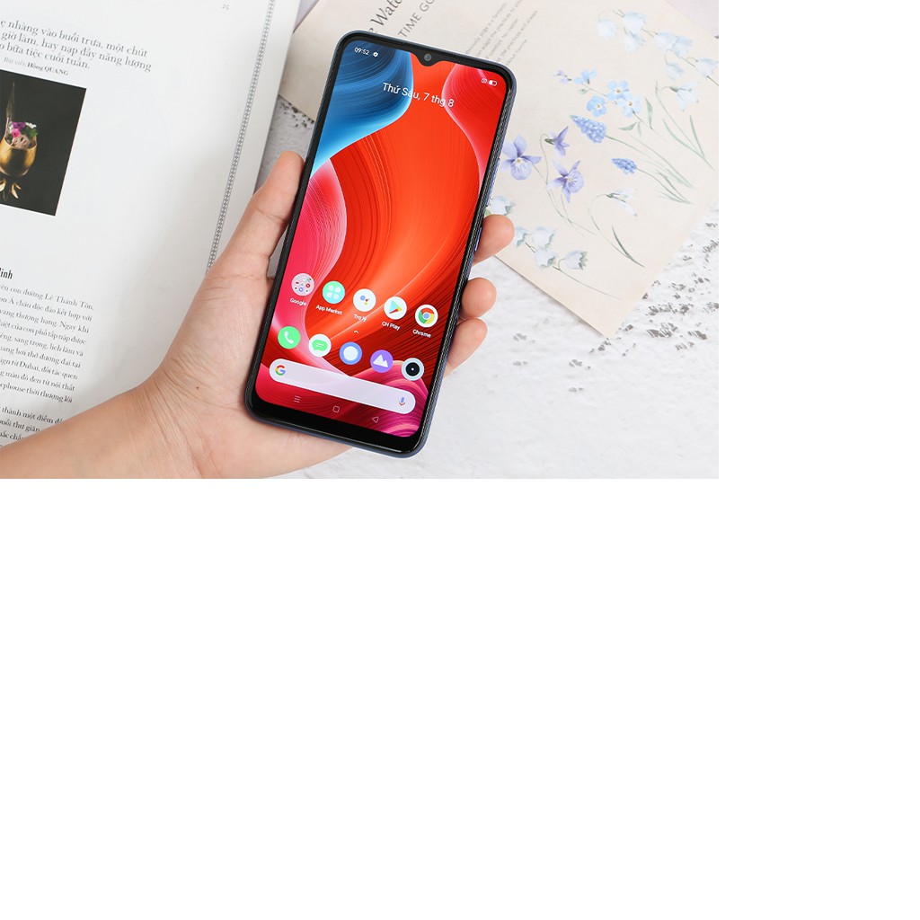 Kính cường lực 9D cho điện thoại Realme C11, Realme C12, Realme C15 Full màn hình ôm sát viền máy