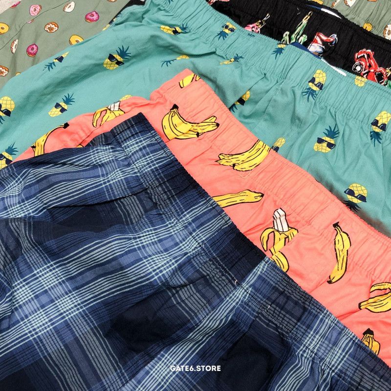 [Set 2c] Quần Ngủ ON họa tiết, quần short unisex cotton 100% in hình form regular fit thoáng mát - GATE6 - #4768