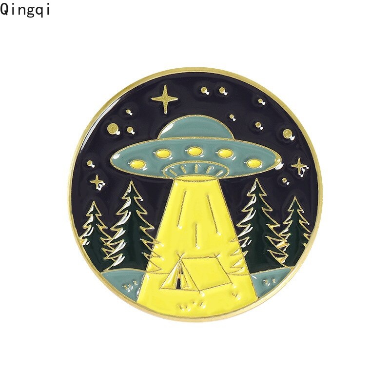 Huy hiệu cài áo MISS ZOE thiết kế mặt trăng/ mặt trời/ vũ trụ/ phi hành gia hoạt hình sáng tạo cho nam và nữ