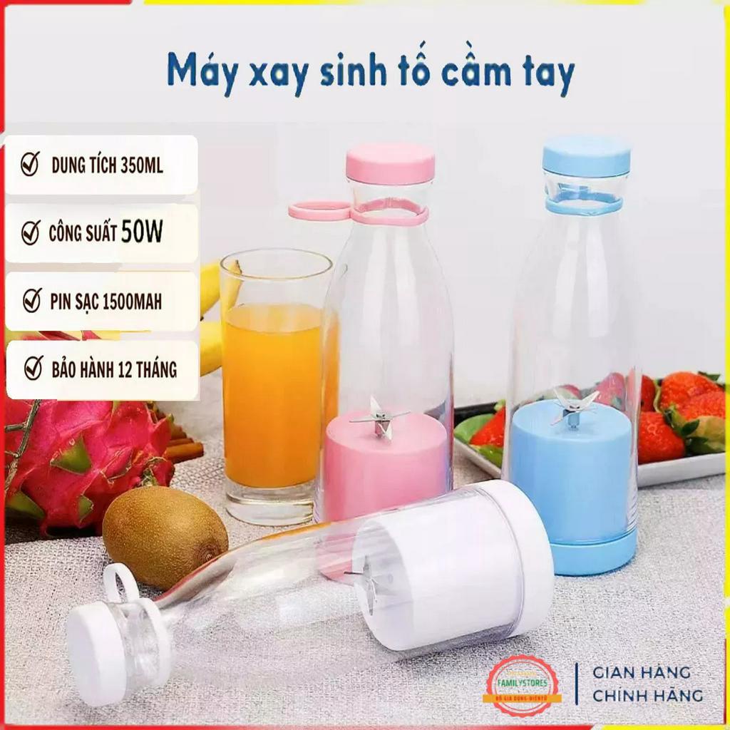 Máy Xay Sinh Tố Cầm Tay Mini Fresh Juice Đa Năng Máy Xay Hoa Quả Mini Cầm Tay Đế Sạc Không Dây Usb