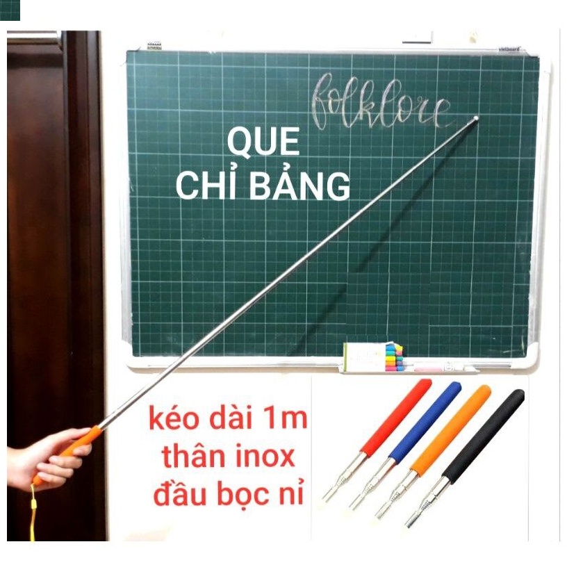 Que chỉ bảng đầu nỉ dài 1 mét