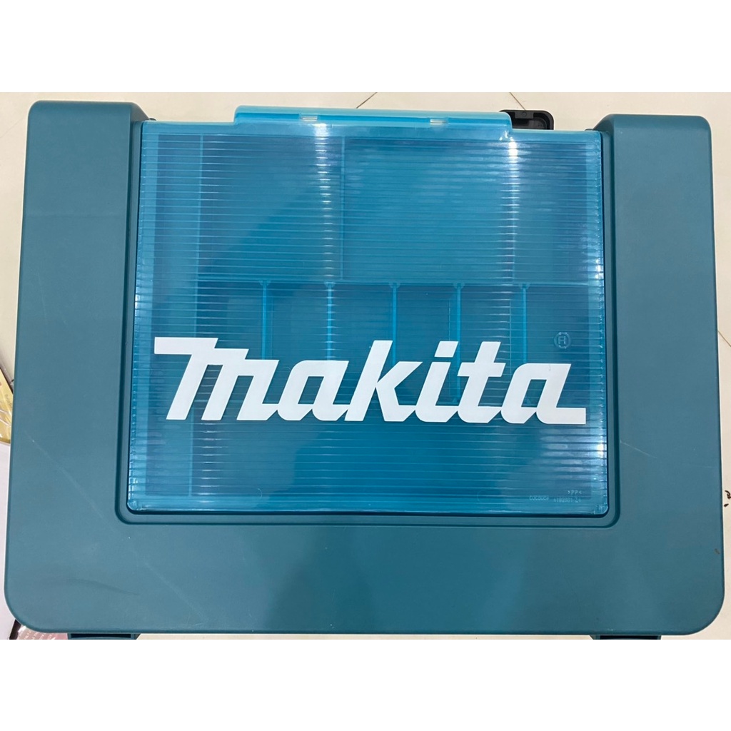 Thùng đựng đồ nghề Makita 48*14*38 có hộp đựng ốc vít. ( đựng 2 máy, 2 pin 1 sạc).