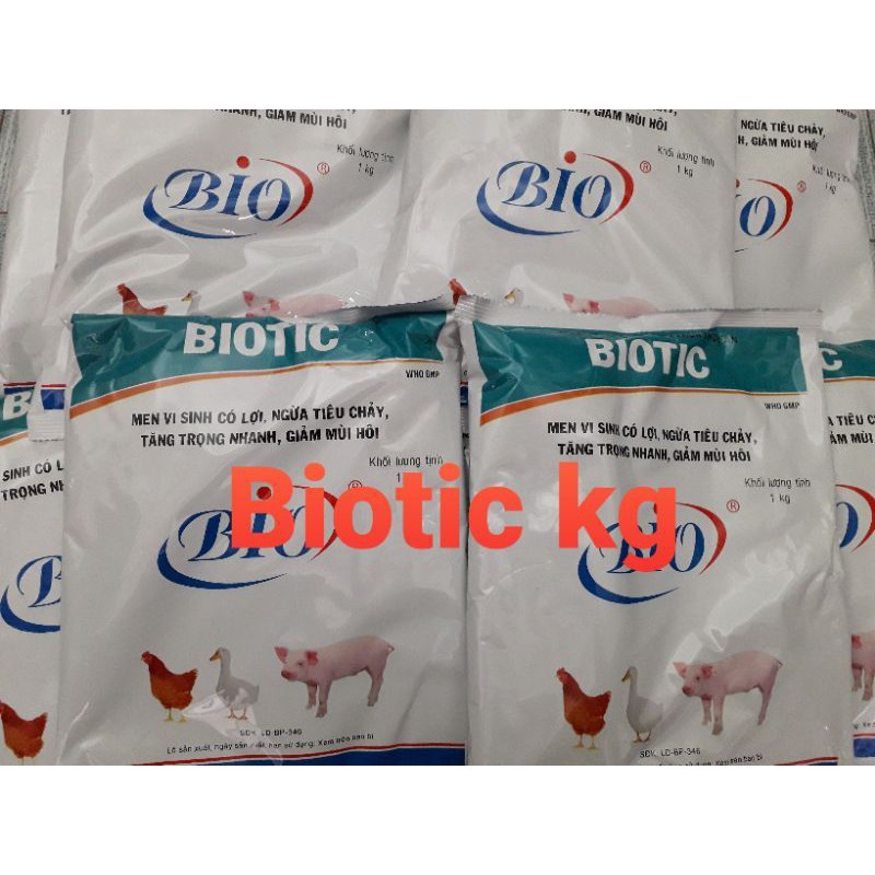 Biotic kg. ngừa tiêu chảy, ngừa bê.nh đường ruột, men tiêu hóa cá, ốc, heo, gà