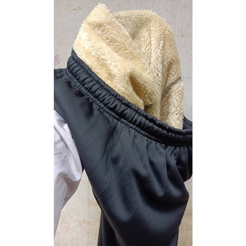 Quần nỉ lót lông cừu, quần jogger nỉ lông nam nữ cao cấp, vải trơn không xù giữ ấm mùa đông