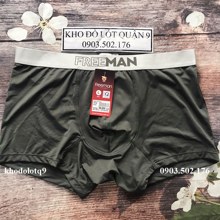 Quần Lót dạng đùi nam Freeman thun lạnh, quần boxer nam thun lạnh