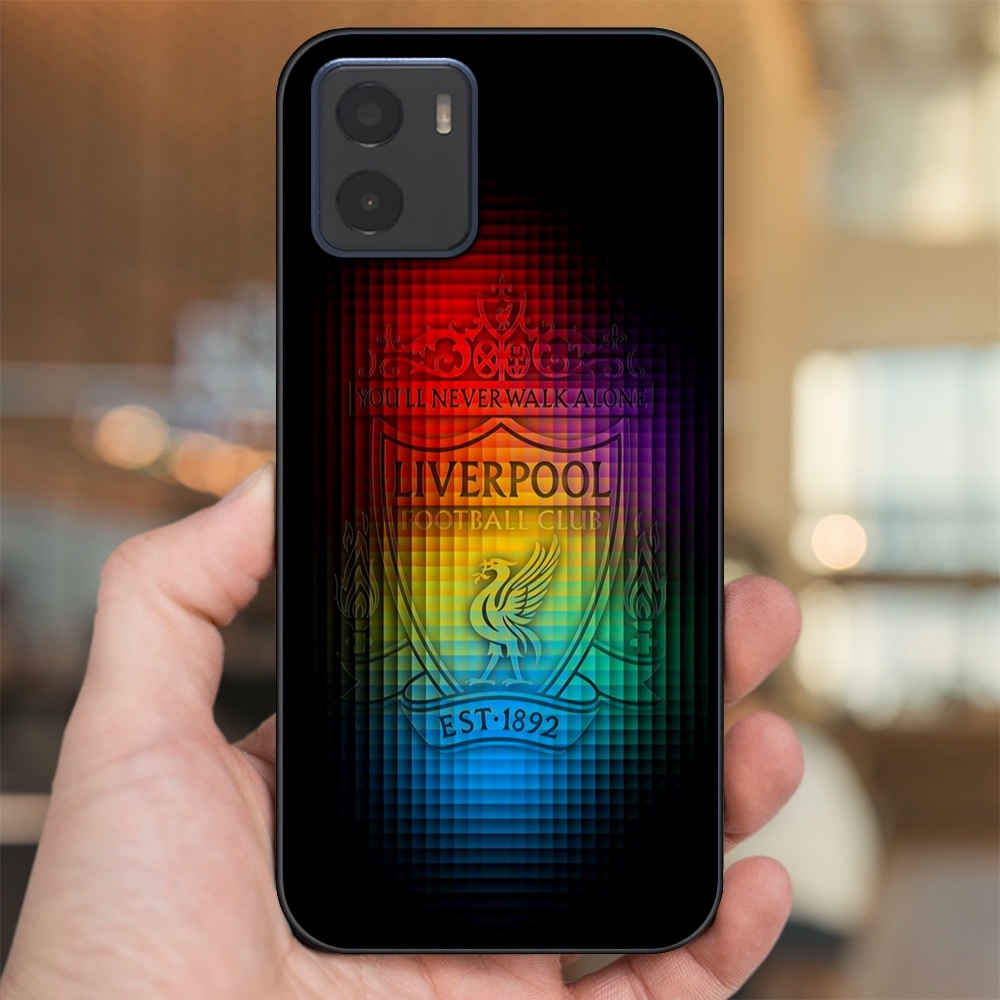 Ốp lưng Vivo Y15s, Y15a viền đen in hình Liverpool FC