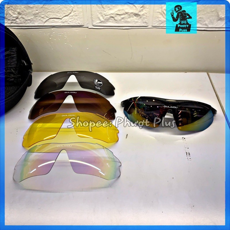 Kính Đi Phượt OULAIOU 5 Trong 1 - Chống nắng, tia uv, đi đêm, đi ngày | BigBuy360 - bigbuy360.vn