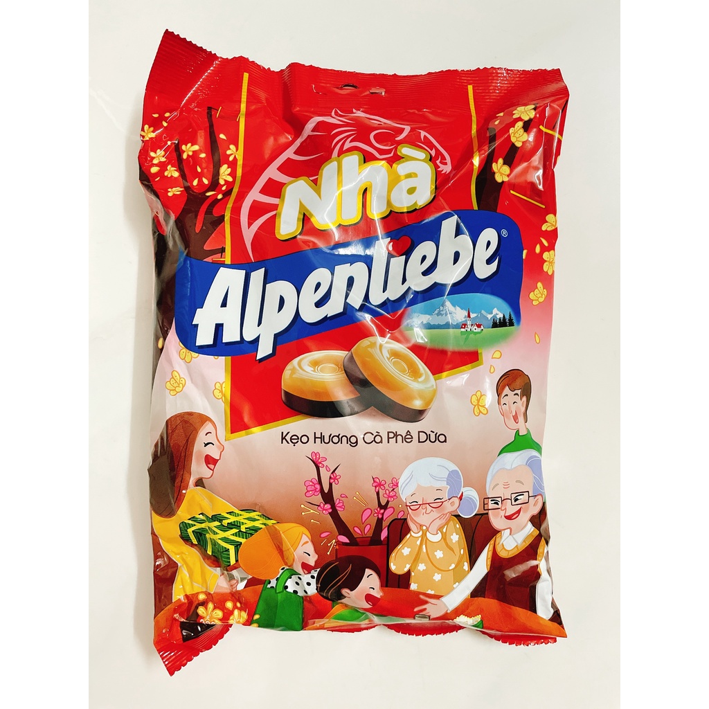 Kẹo Alpenliebe Hương Cà Phê Dừa - Gói 329g