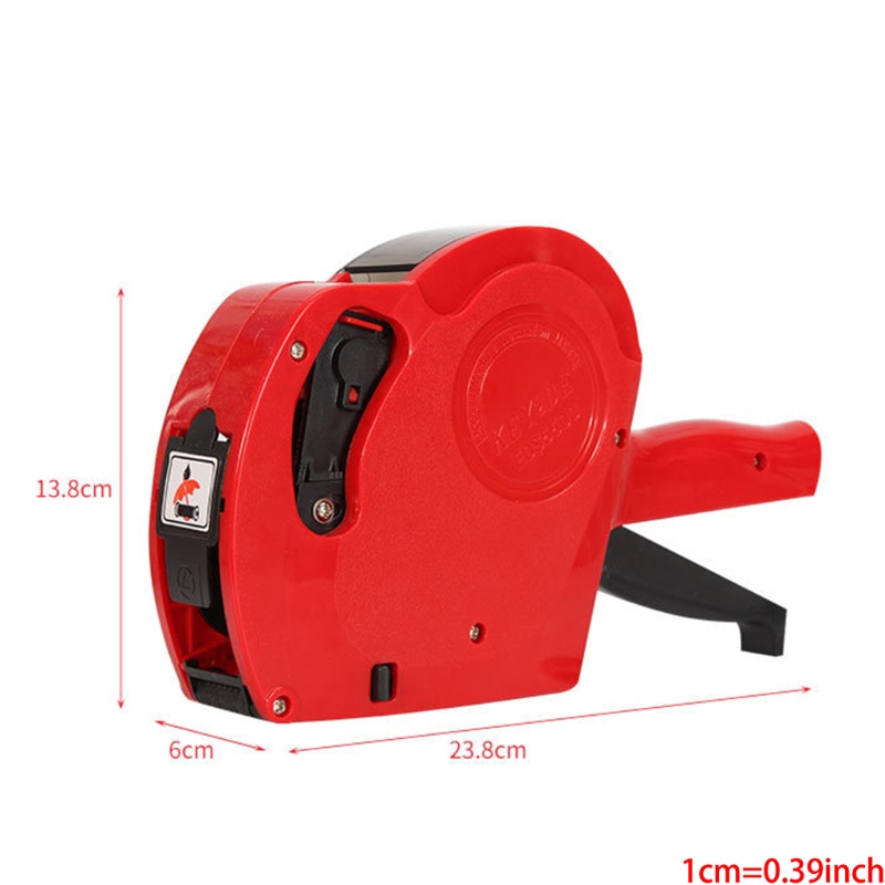 Súng dán nhãn giá tiền bằng nhựa cầm tay 8 chữ số EOS kích thước 21x12mm tiện dụng