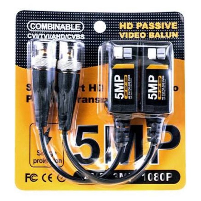 Balun camera vàng đen 5mp
