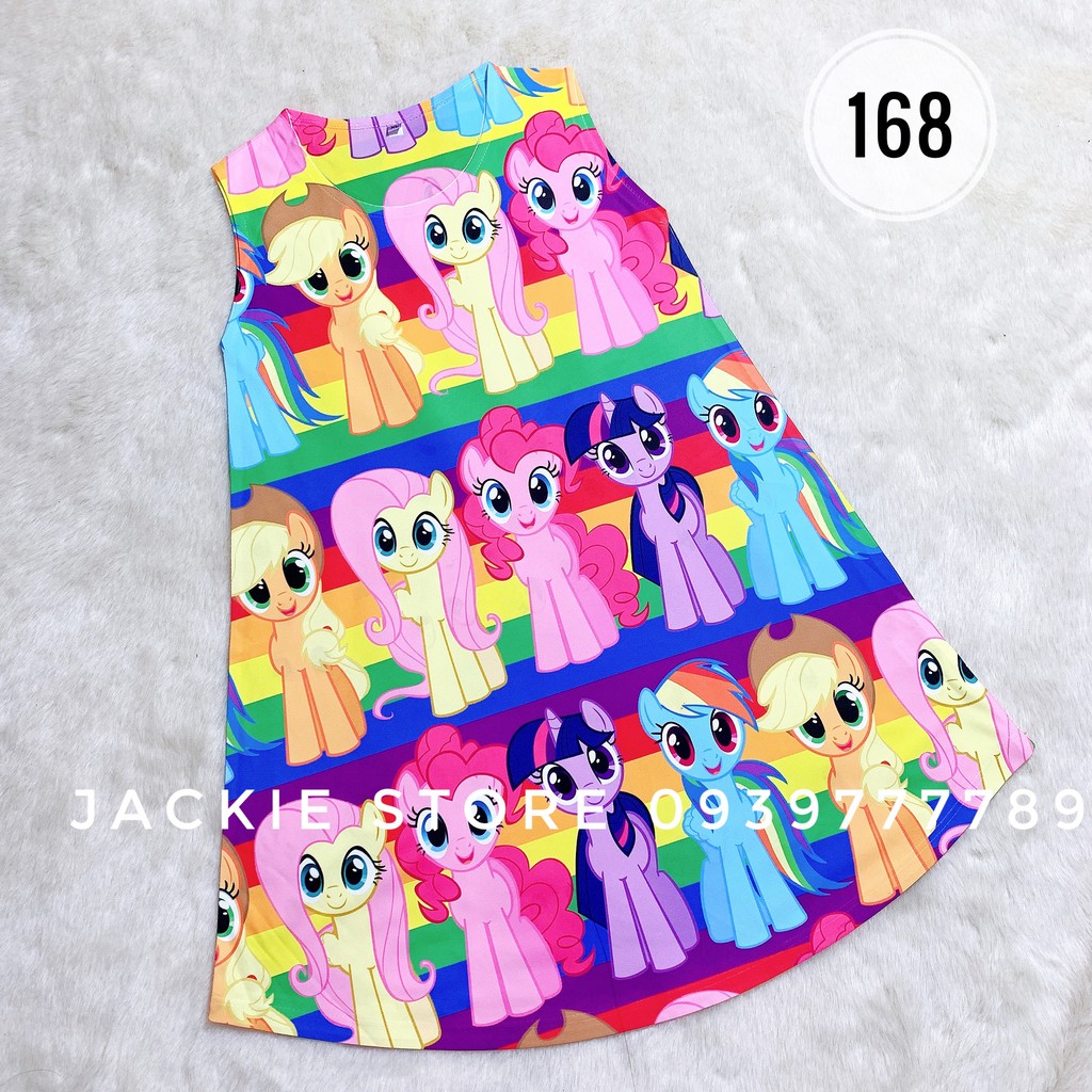 đầm pony 3d thái lan sát tay