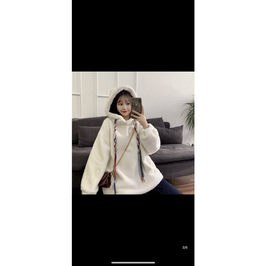 Áo lông đan dây màu mắc - Áo hoodie nữ phong cách Hàn Quốc - MIUMIU CLOTHINGS | BigBuy360 - bigbuy360.vn