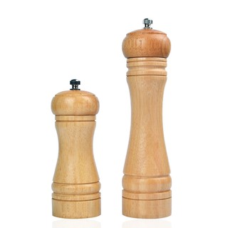Dụng cụ xay tiêu cầm tay bằng gỗ sồi cao cấp