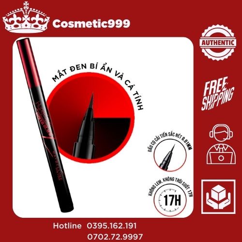 Kẻ mắt Maybelline Hyper Sharp, eyeliner Maybeline Power Black Eyeliner chính hãng siêu lì chống trôi Cosmetic999