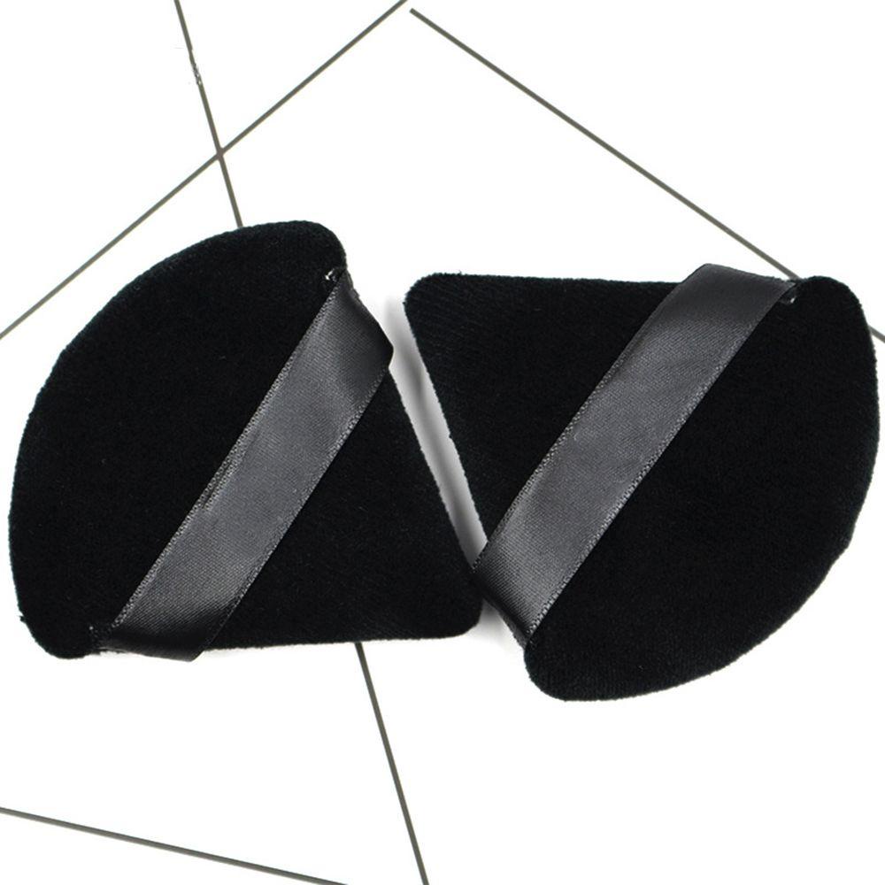 Set 1 / 2 Mút Trang Điểm Mini Kết Cấu Nhung Có Thể Giặt Thời Trang