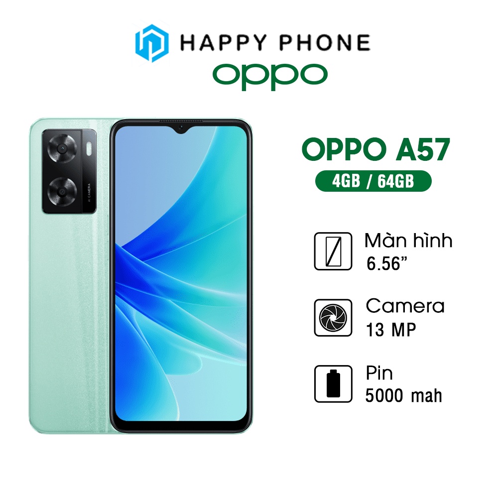 Điện thoại OPPO A57 - Hàng Chính Hãng, Mới 100%, Bảo Hành 12 Tháng