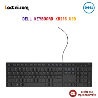 Bàn phím Dell cổng Usb KB216 (Đen) Hàng chính hãng new 100%