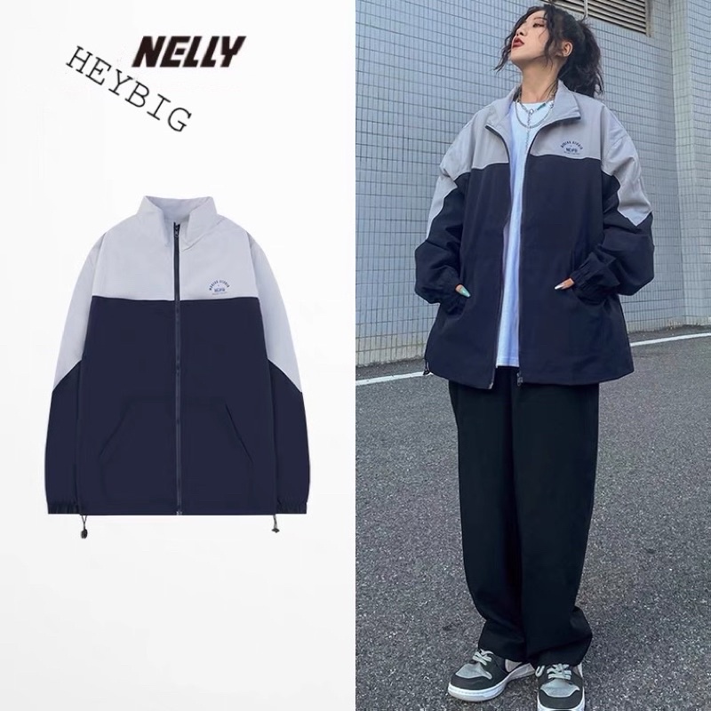 Áo khoác 331164 Nelly Heybig form rộng dành cho nam và nữ 79