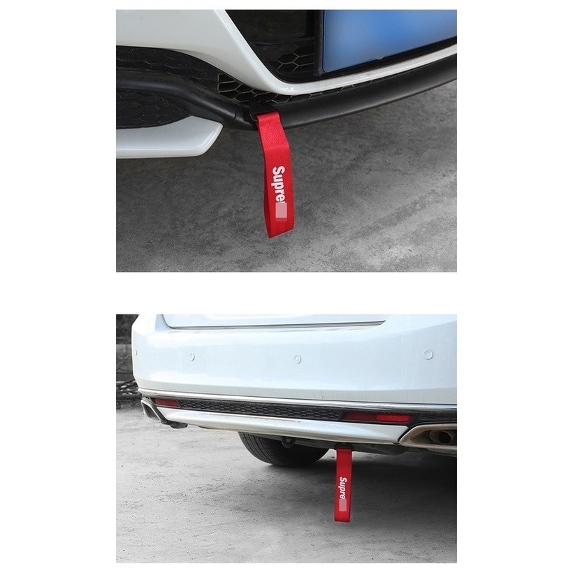 Dây Thừng Supreme Gắn Trang Trí Cản Trước Sau Cho Xe Hơi