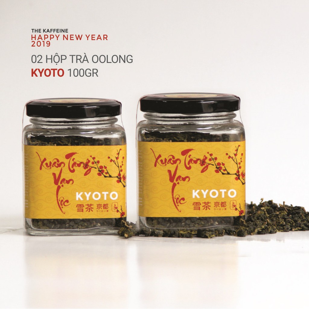 Combo Quà Tết Cà phê Robusta Organic Trà Olong Kyoto