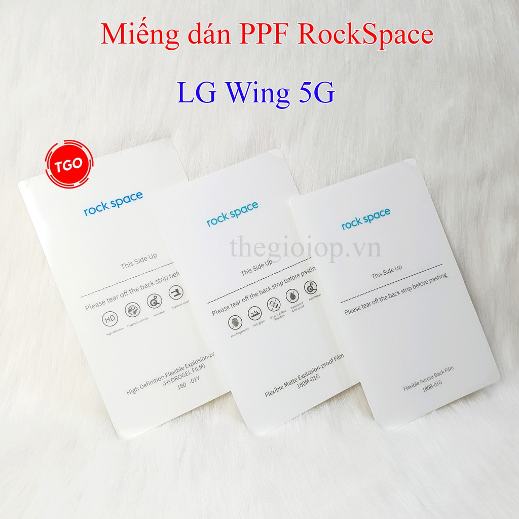 Miếng dán PPF LG Rockspace Wing 5G màn hình, mặt lưng