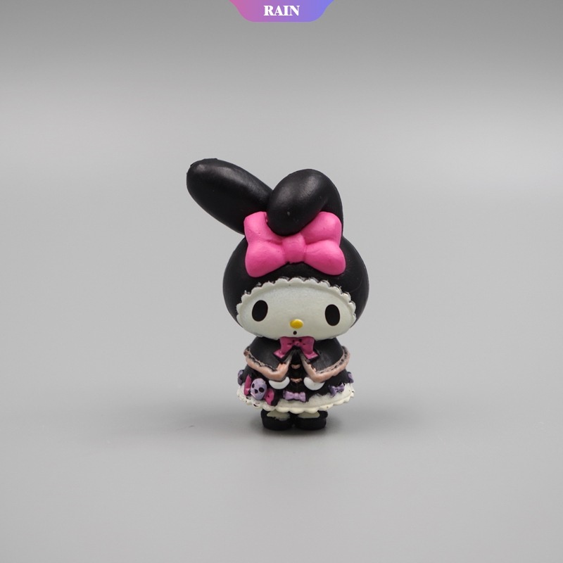 Bộ 5 Búp Bê Kuromi Sanrio Hoạt Hình Trang Trí Bánh Làm Quà Tặng Cho Bé