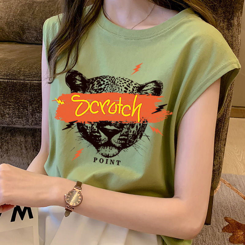 Áo thun thể thao không tay thời trang Hàn Quốc cho nữ