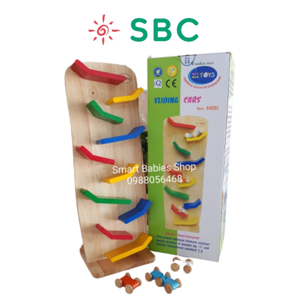 Vách xe rượt đuổi Winwintoys Việt Nam Đồ chơi gỗ giải trí thông minh