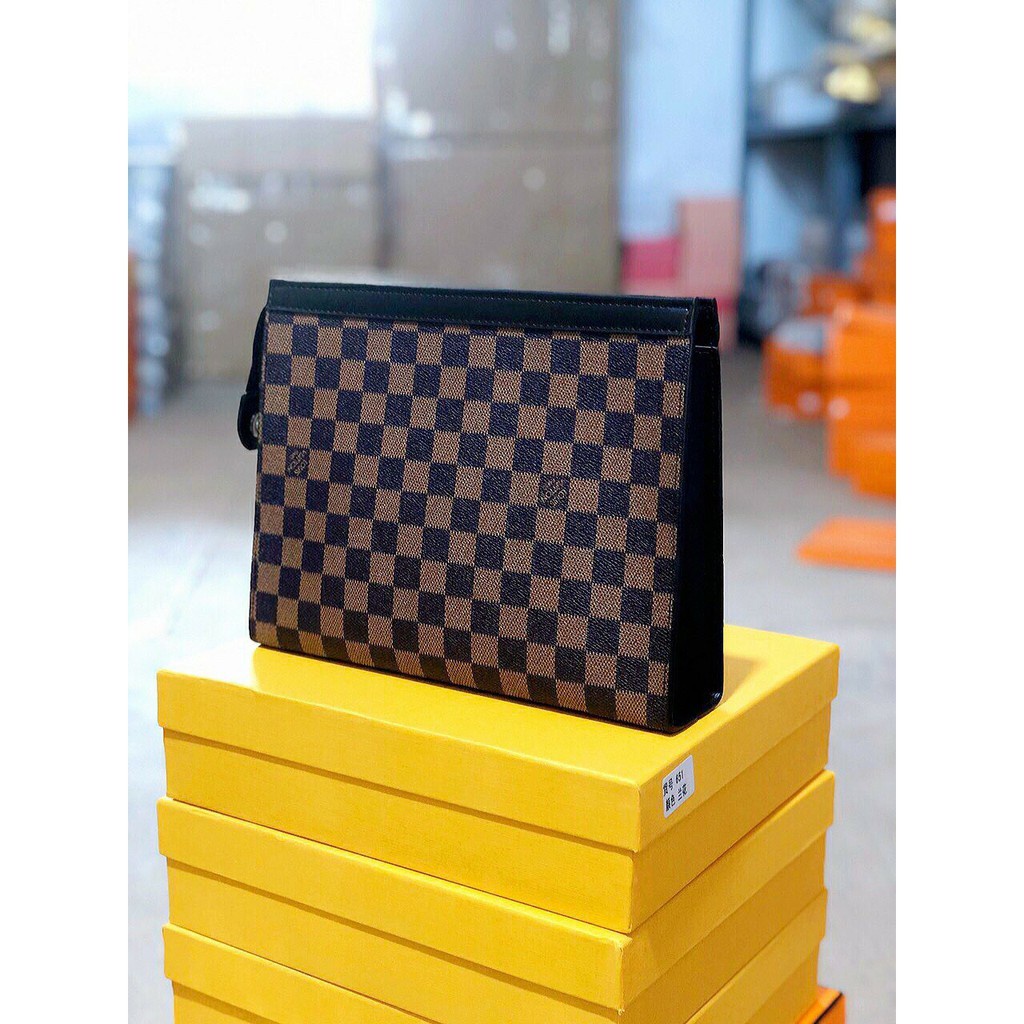 Clutch Thời Trang Unisex hoạt tiết caro 🧡🧡🧡 Freeship